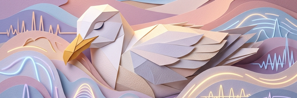 Charles Darwin Vagal Nerve Parasympathetic Pacing & Pastel Wave Harmonics in Paper Origami Art